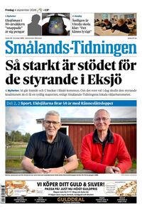 Förstasida Smålands-Tidningen