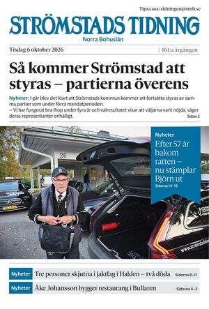 Förstasida Strömstads Tidning