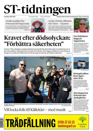 Förstasida ST-tidningen