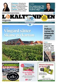 Förstasida Lokaltidningen Höganäs
