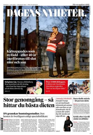 Förstasida Dagens Nyheter