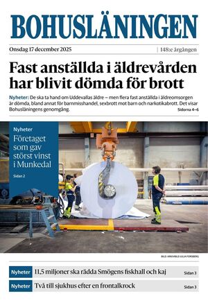 Förstasida Bohusläningen