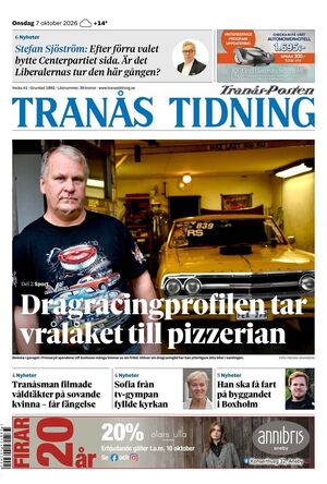 Förstasida Tranås Tidning