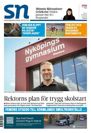 Förstasida Södermanlands Nyheter