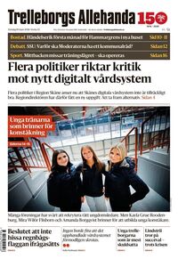 Förstasida Trelleborgs Allehanda