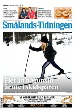 Förstasida Smålands-Tidningen