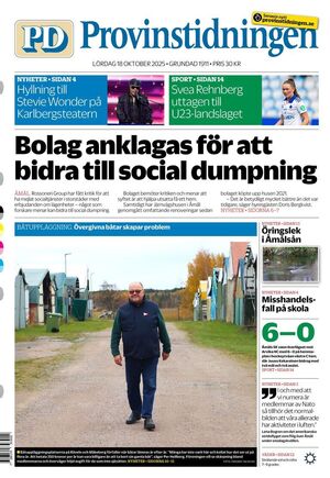 Förstasida Provinstidningen Dalsland