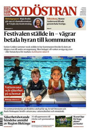 Förstasida Sydöstran