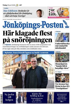 Förstasida Jönköpings-Posten