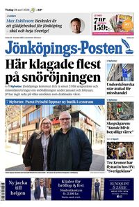 Förstasida Jönköpings-Posten