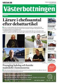 Förstasida Västerbottningen