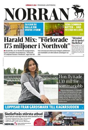 Förstasida Norran