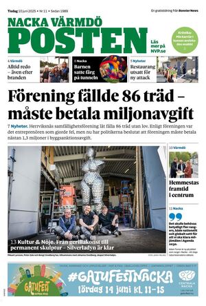 Förstasida Nacka Värmdö Posten Värmdö