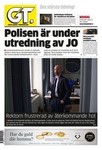 Förstasida Gotlands Tidningar