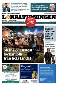 Förstasida Lokaltidningen Lund Centrum