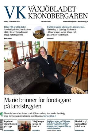 Förstasida Växjöbladet Kronobergaren
