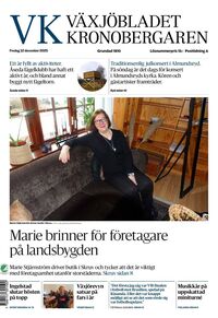 Förstasida Växjöbladet Kronobergaren