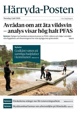 Förstasida Härryda-Posten
