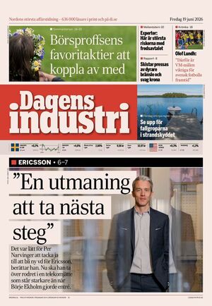 Förstasida Dagens industri