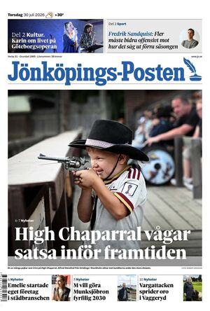 Förstasida Jönköpings-Posten