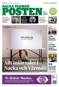 Förstasida Nacka Värmdö Posten Nacka