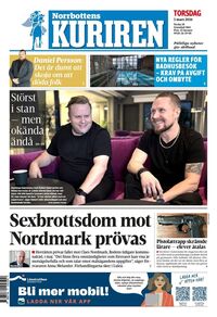 Förstasida Norrbottens-Kuriren