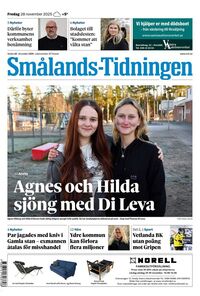 Förstasida Smålands-Tidningen