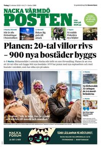 Förstasida Nacka Värmdö Posten Nacka