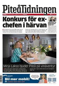 Förstasida Piteå-Tidningen