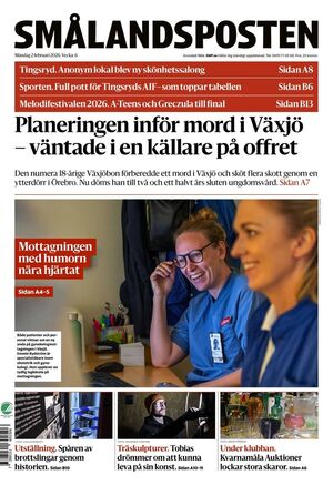 Förstasida Smålandsposten
