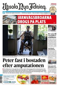 Förstasida Upsala Nya Tidning
