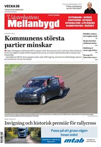 Förstasida Västerbottens Mellanbygd