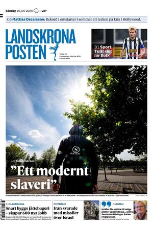 Förstasida Landskrona Posten