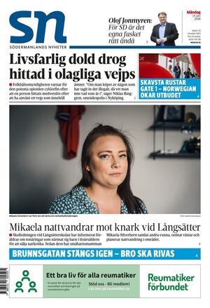 Förstasida Södermanlands Nyheter