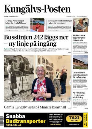 Förstasida Kungälvs-Posten