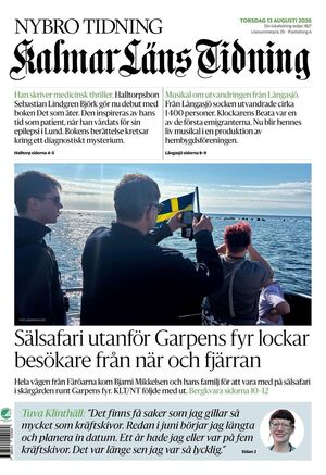 Förstasida Kalmar Läns Tidning