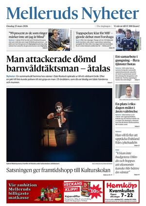 Förstasida Melleruds Nyheter