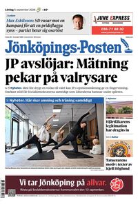 Förstasida Jönköpings-Posten