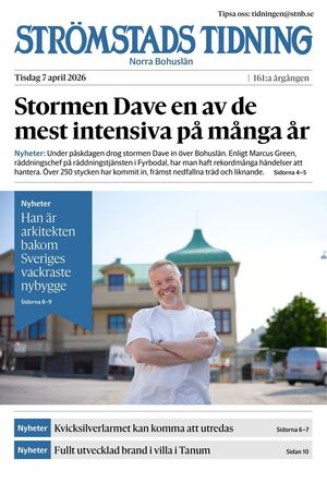 Förstasida Strömstads Tidning