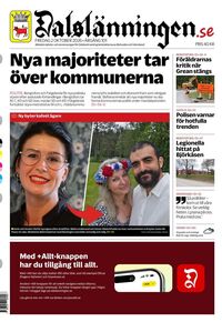 Förstasida Dalslänningen