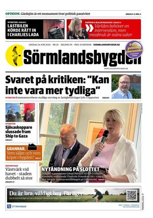 Förstasida Sörmlandsbygden