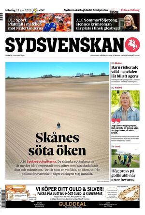 Förstasida Sydsvenskan Malmö