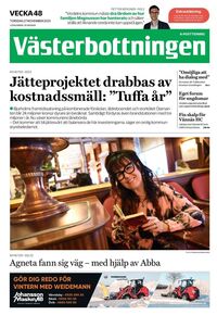 Förstasida Västerbottningen