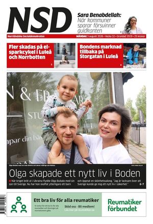 Förstasida Norrländska Socialdemokraten