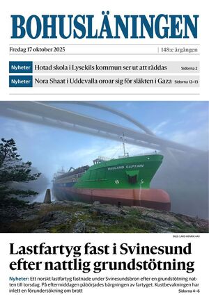 Förstasida Bohusläningen