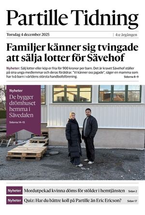 Förstasida Partille Tidning