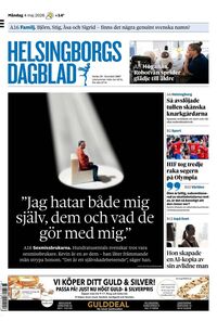 Förstasida Helsingborgs Dagblad