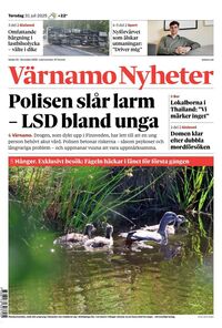 Förstasida Värnamo Nyheter