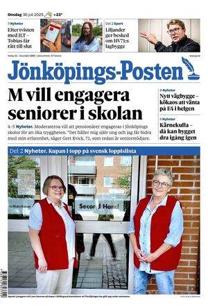 Förstasida Jönköpings-Posten