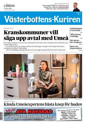 Förstasida Västerbottens-Kuriren